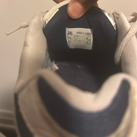 New Balance 414 Running Trainers with Abzorb Technology Navy Blue/white - Picture 4 of 5